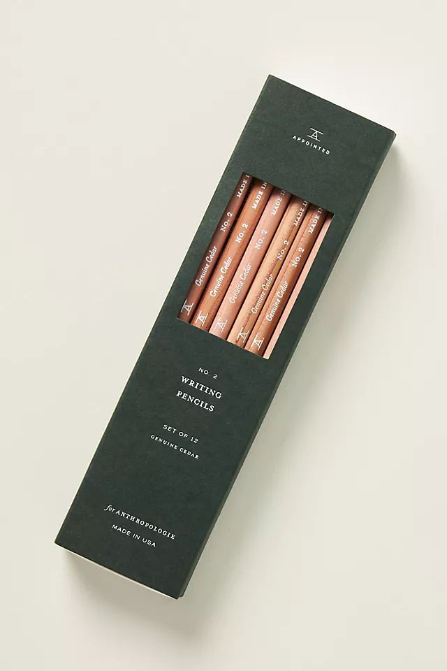 Appointed Wooden Pencils, Set of 12 | Anthropologie (US)