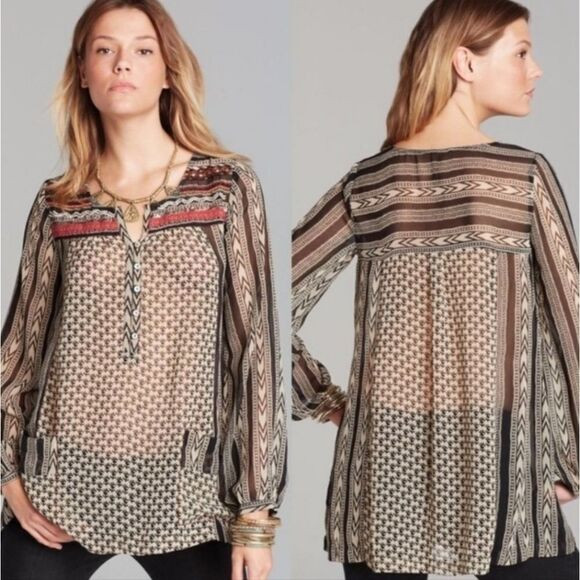Free People\u205fFeather in the Wind Tunic size Small | Poshmark