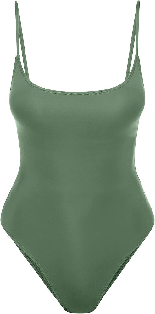 Narecte Sexy One Piece Bathing Suit for Women Tummy Control High Cut One Piece Swimsuit Womens Sw... | Amazon (US)