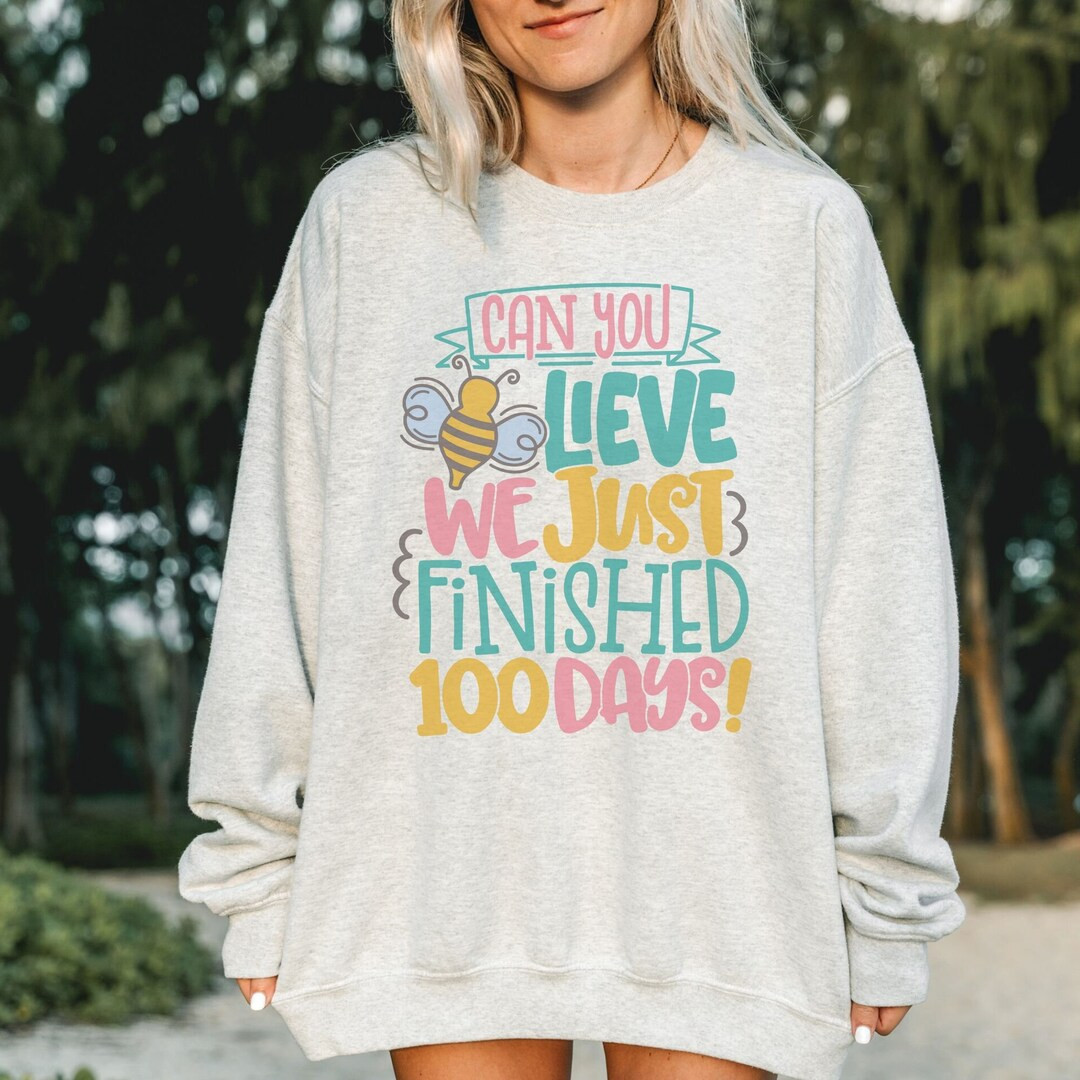 Happy 100th Day of School Sweatshirt, Awesome to the Core Shirt for Teacher, Back to School Crewn... | Etsy (US)