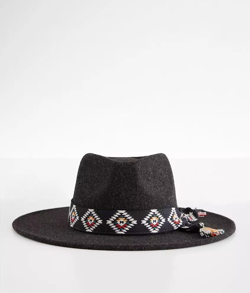 Embroidered Band Panama Hat | Buckle