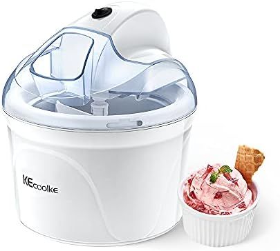 KECOOLKE Ice Cream Maker, Teacher Appreciation Gifts Electric Ice Cream Machine Soft Serve Homemade  | Amazon (US)
