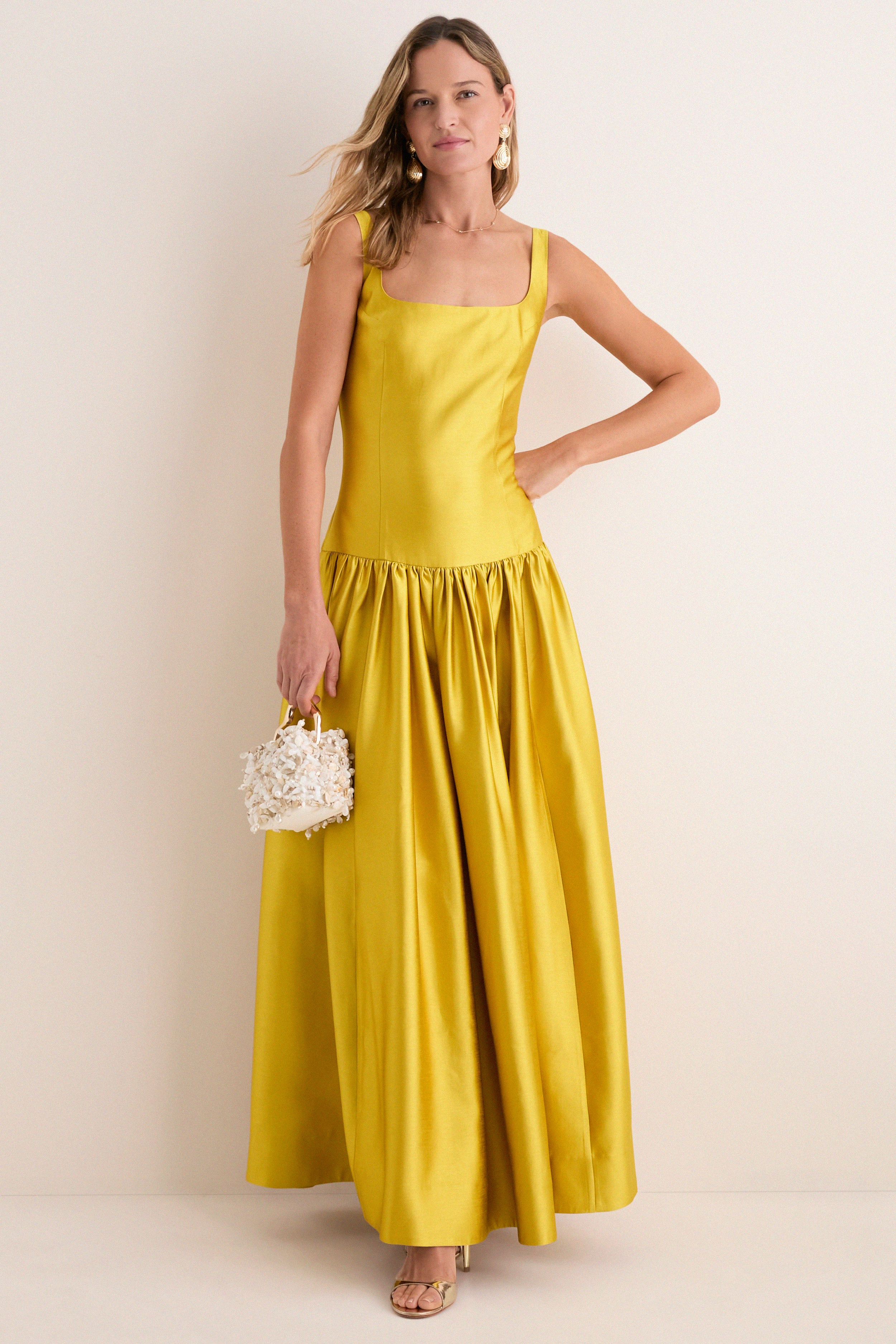 Marigold Dupioni Dominique Gown | Tuckernuck (US)