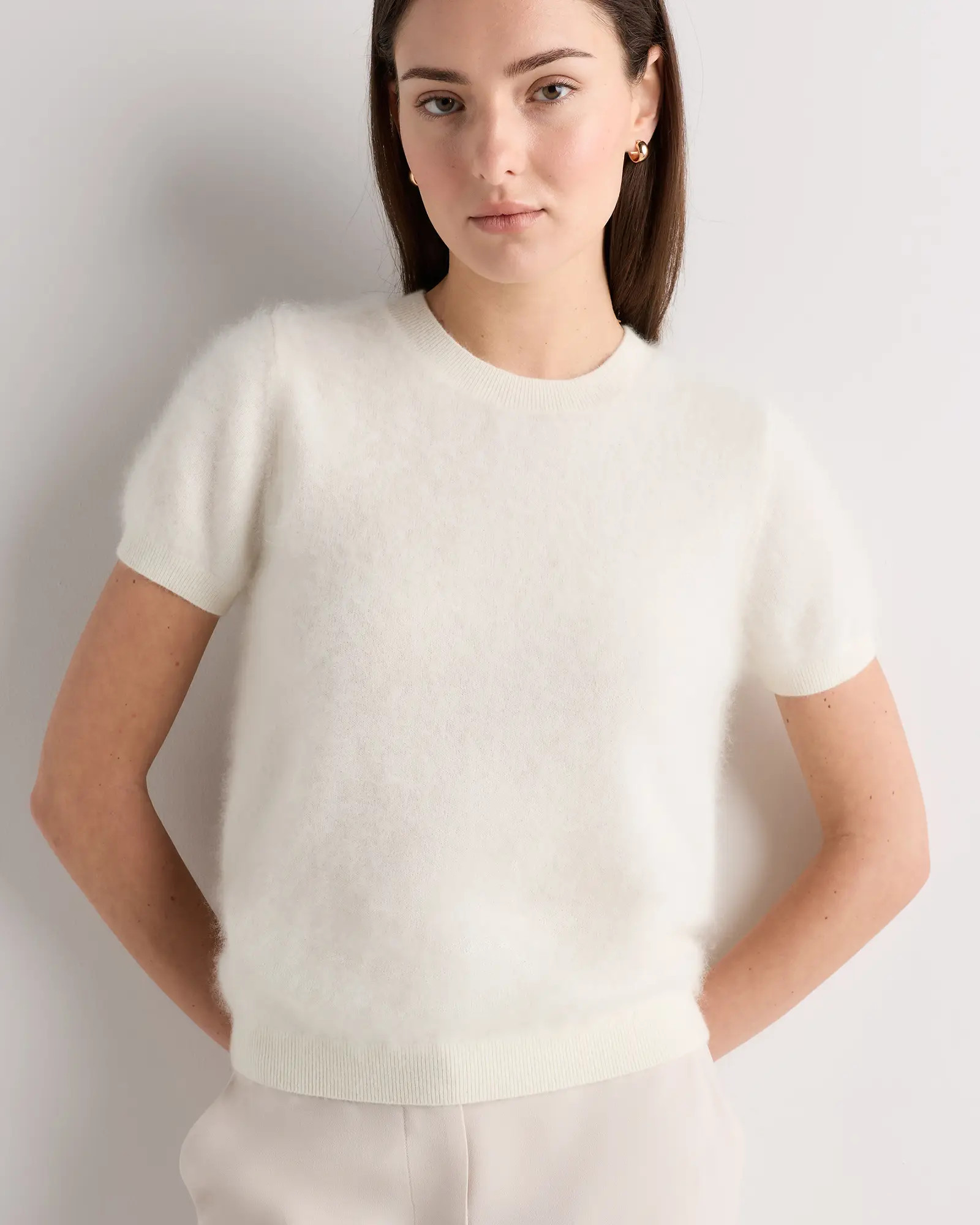 Women's Brushed Cashmere Tee | Quince