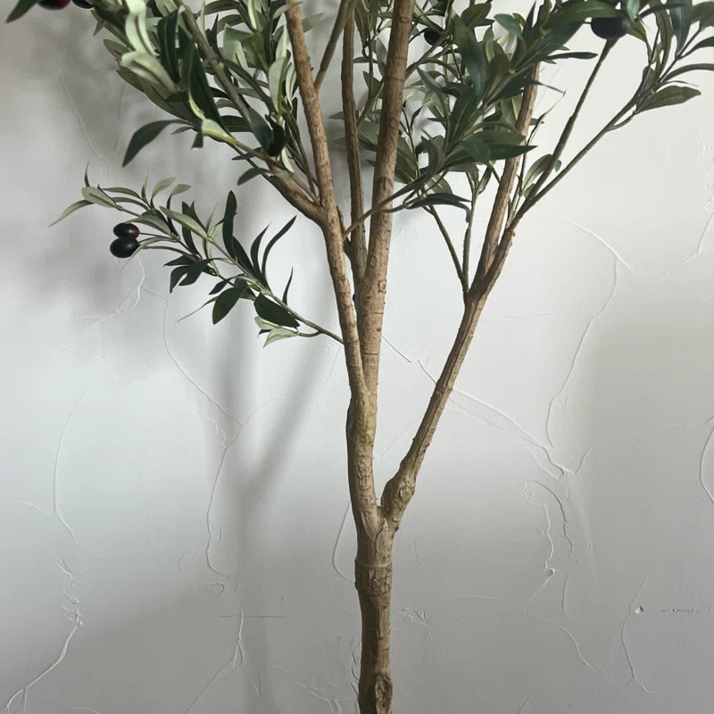 6" Artificial Olive Tree Tree in Pot | Wayfair North America