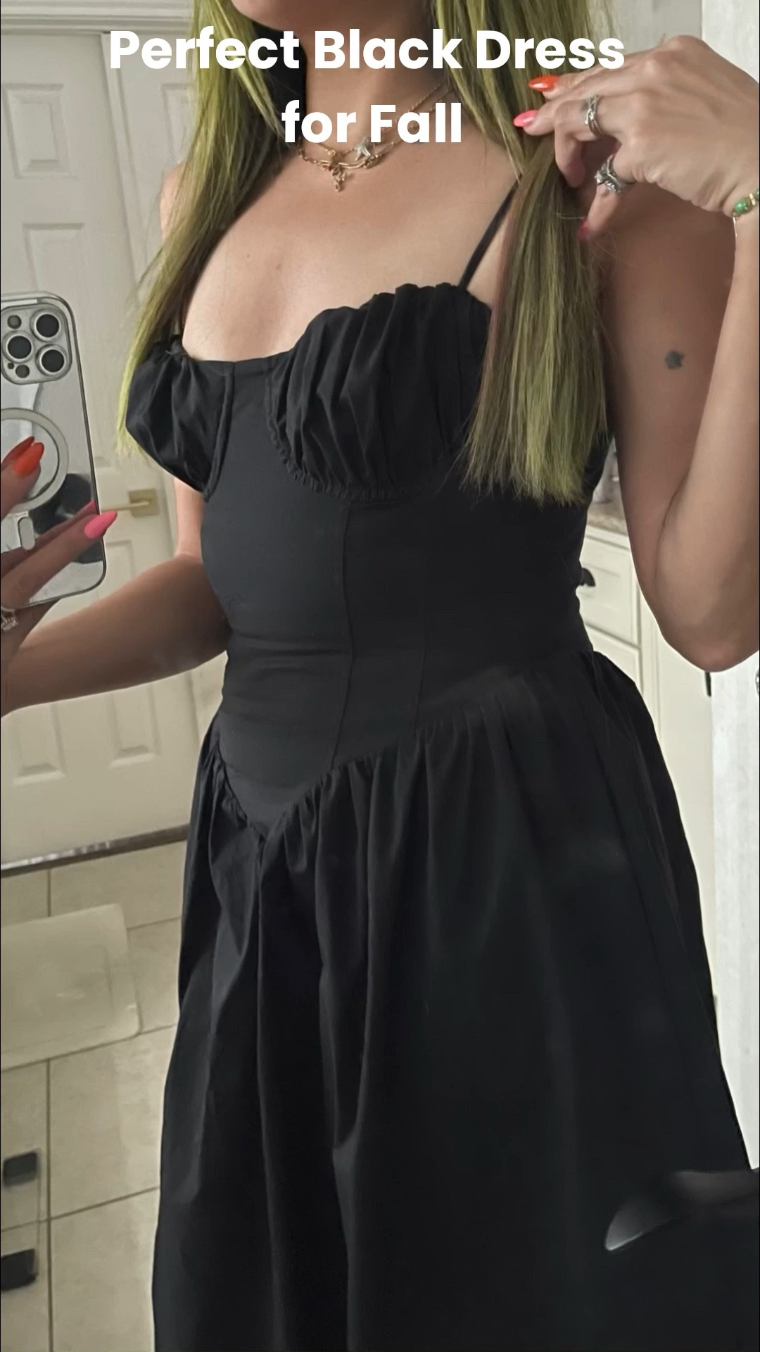 Black strappy corset dress with bubble hem brings all the drama and comfort of breathable material. 

Black dresses for Fall (when it’s still hot) 🖤 summertime black 

#LTKStyleTip