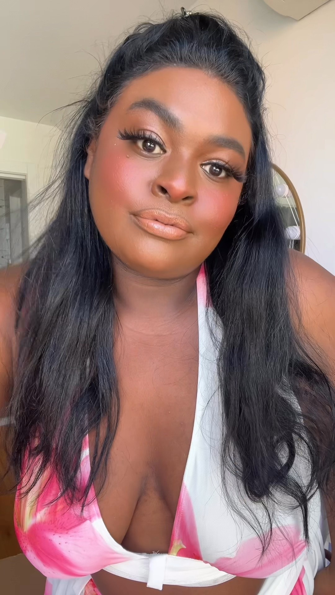 Cutest Pink Floral Set