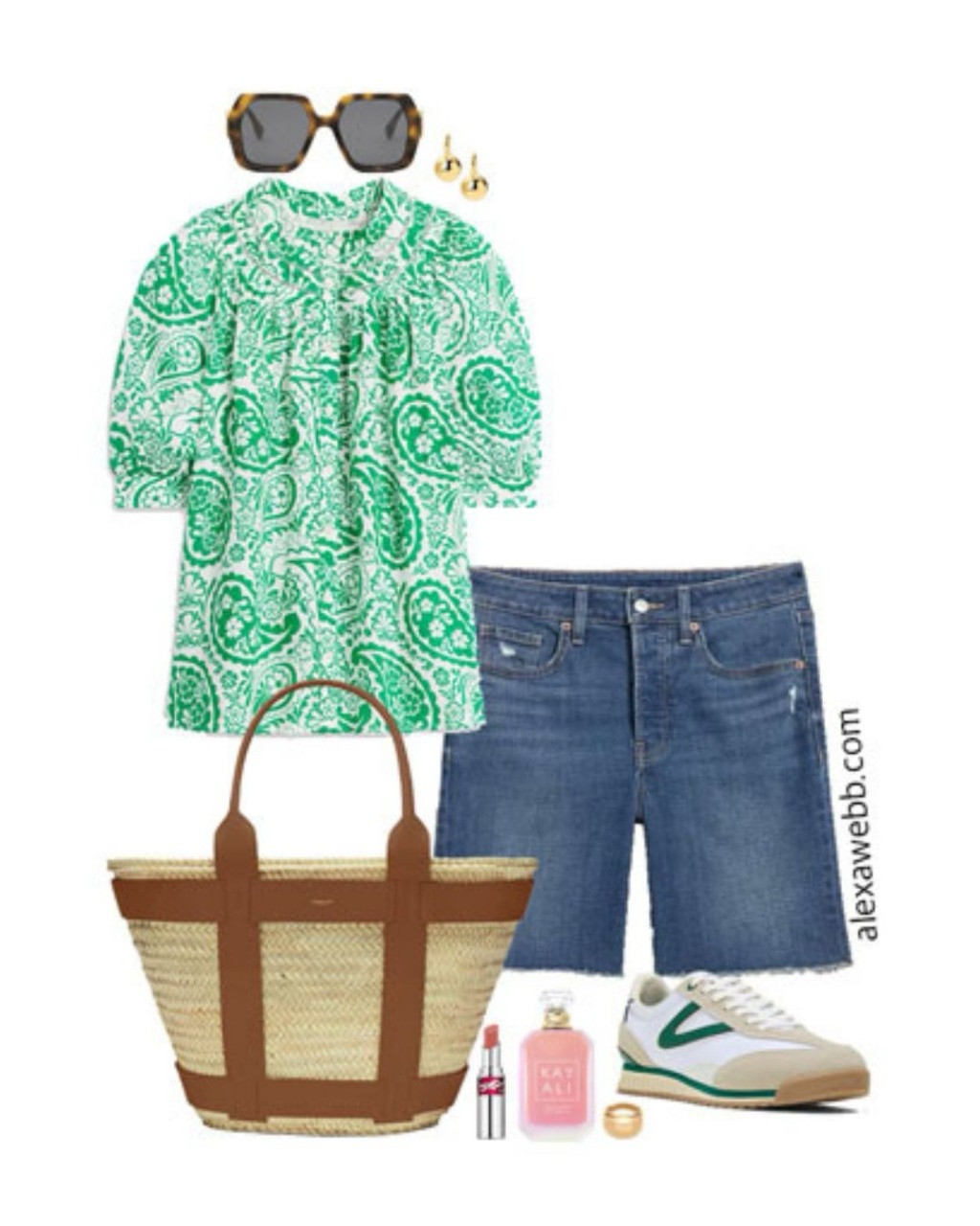 Plus Size Resort Capsule - Part 2 - Plus Size Navy Chino Shorts Outfits - Are you headed somewhere warm this winter? A resort vacation? Well, here is a plus size resort capsule wardrobe. An easy way to pack for your next trip! Alexa Webb #plussize

#LTKSeasonal #LTKPlusSize #LTKTravel