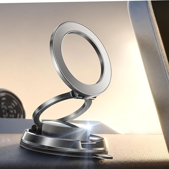 LISEN Suction Phone Mount for Vacuum, 360 Adjustable Vacuum Magnetic Phone Holder for Car [All Me... | Amazon (US)