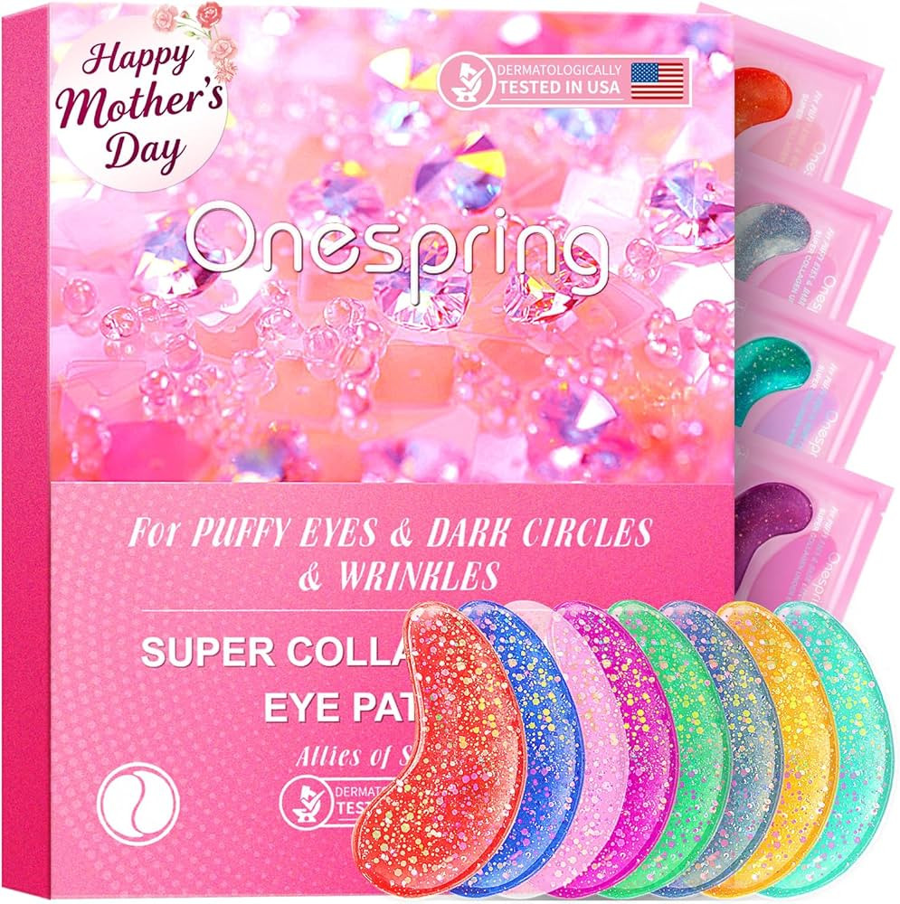 Under Eye Patches (24 Pairs) - Eye Masks for Wrinkles, Puffy Eyes, Dark Circles, Eye Bags, Under ... | Amazon (US)