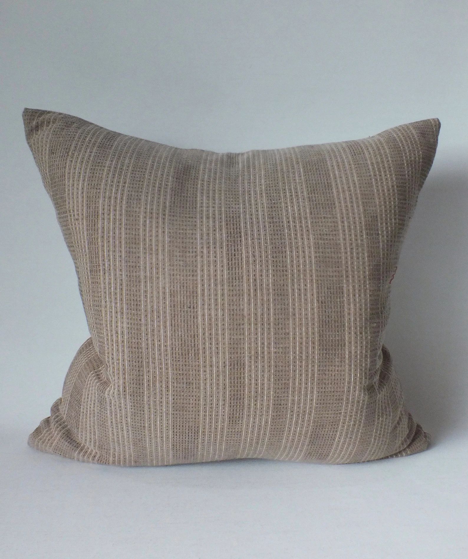 Brown Beige Cream Striped Sofa Sashiko Pillow Cover Throw - Etsy | Etsy (US)