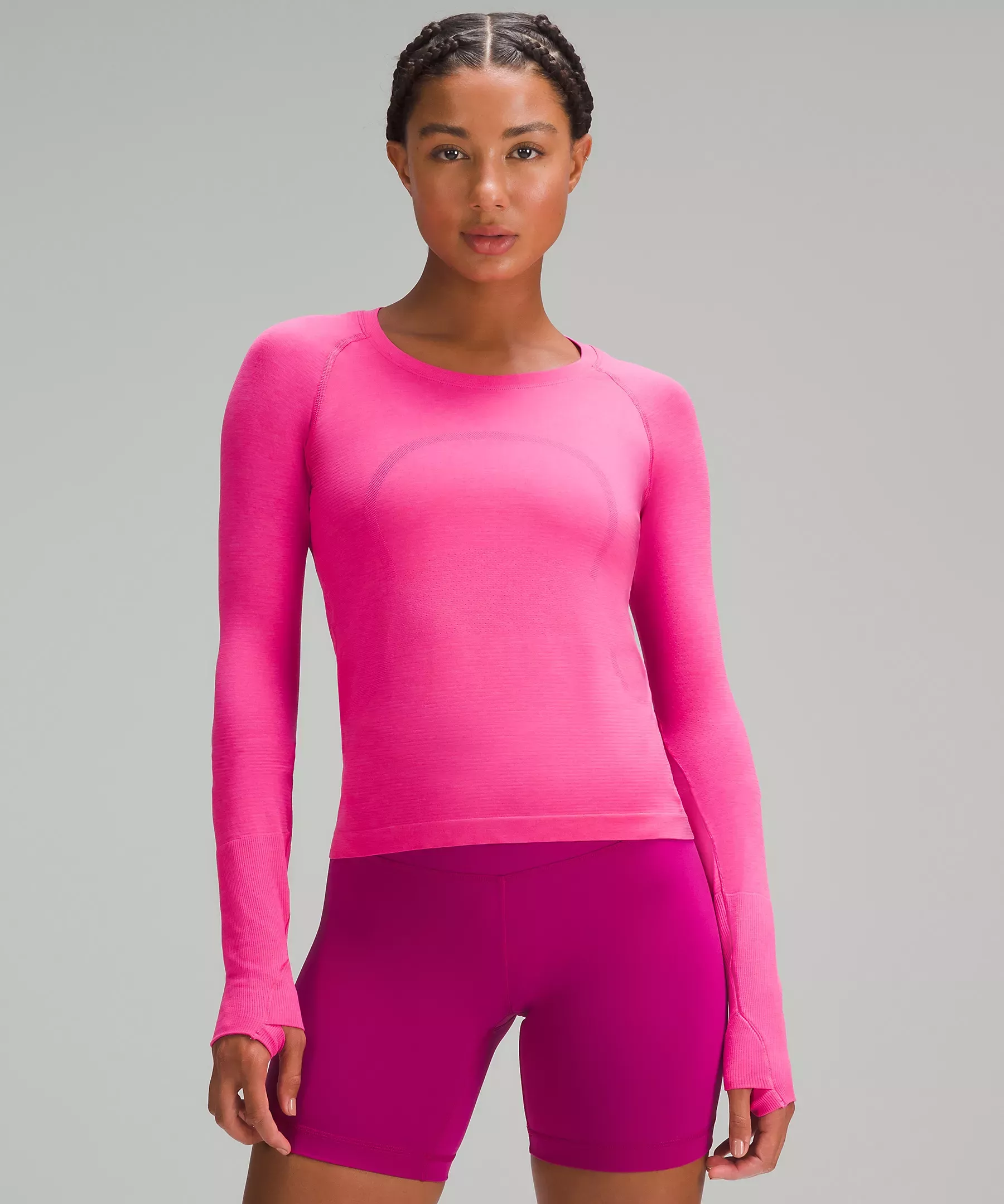 Lululemon Swiftly Tech Long Sleeve Shirt 2.0 - Ripened Raspberry