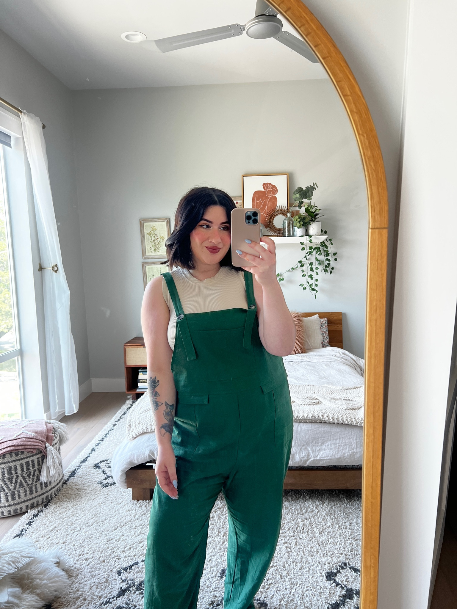$22 linen overalls! I love them 🙃🫶🏻