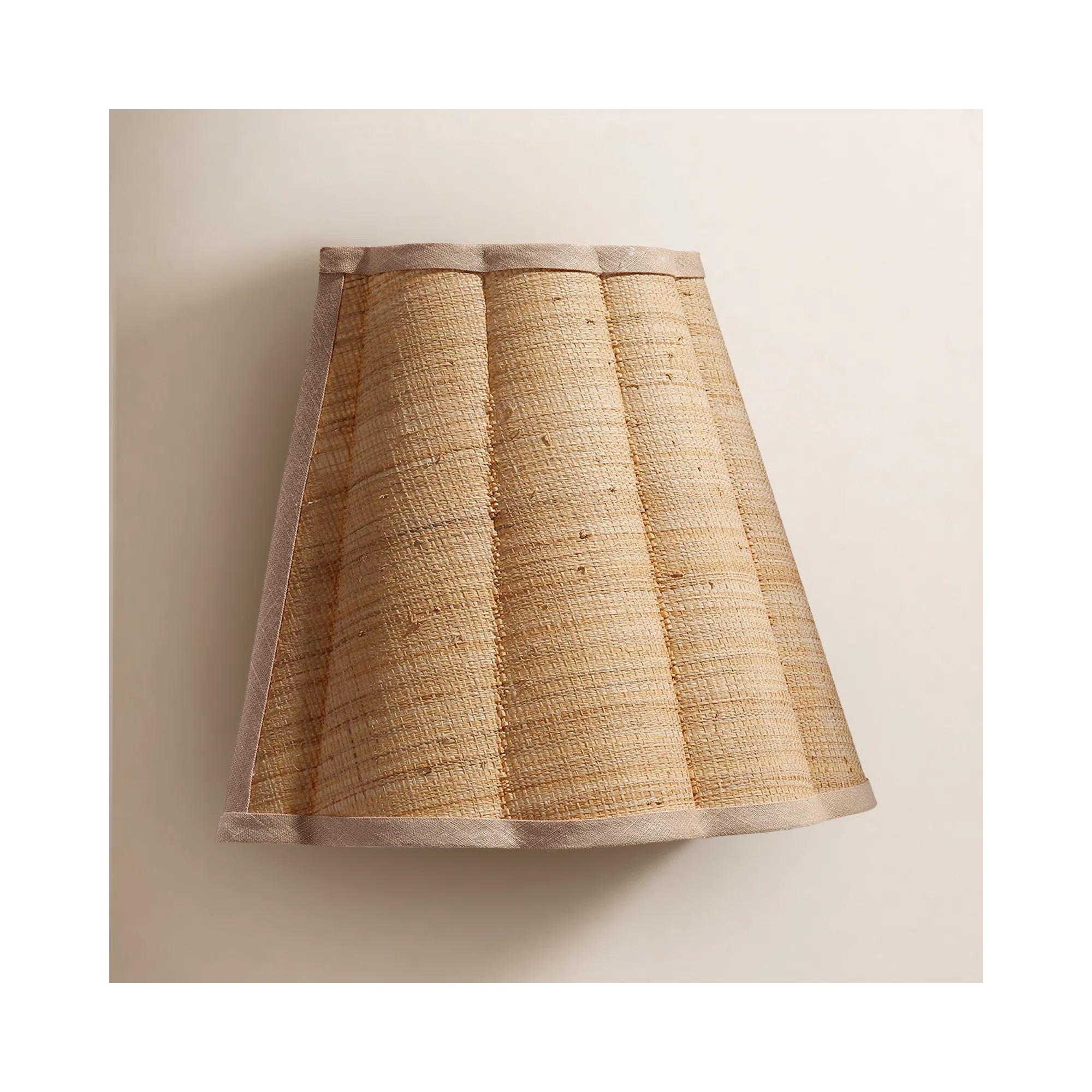 Courtney 1-Light Wall Sconce, Raffia | Birch Lane