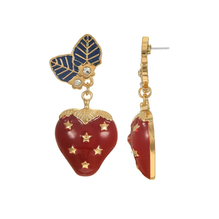 Way to Celebrate Americana Strawberry Earrings | Walmart (US)