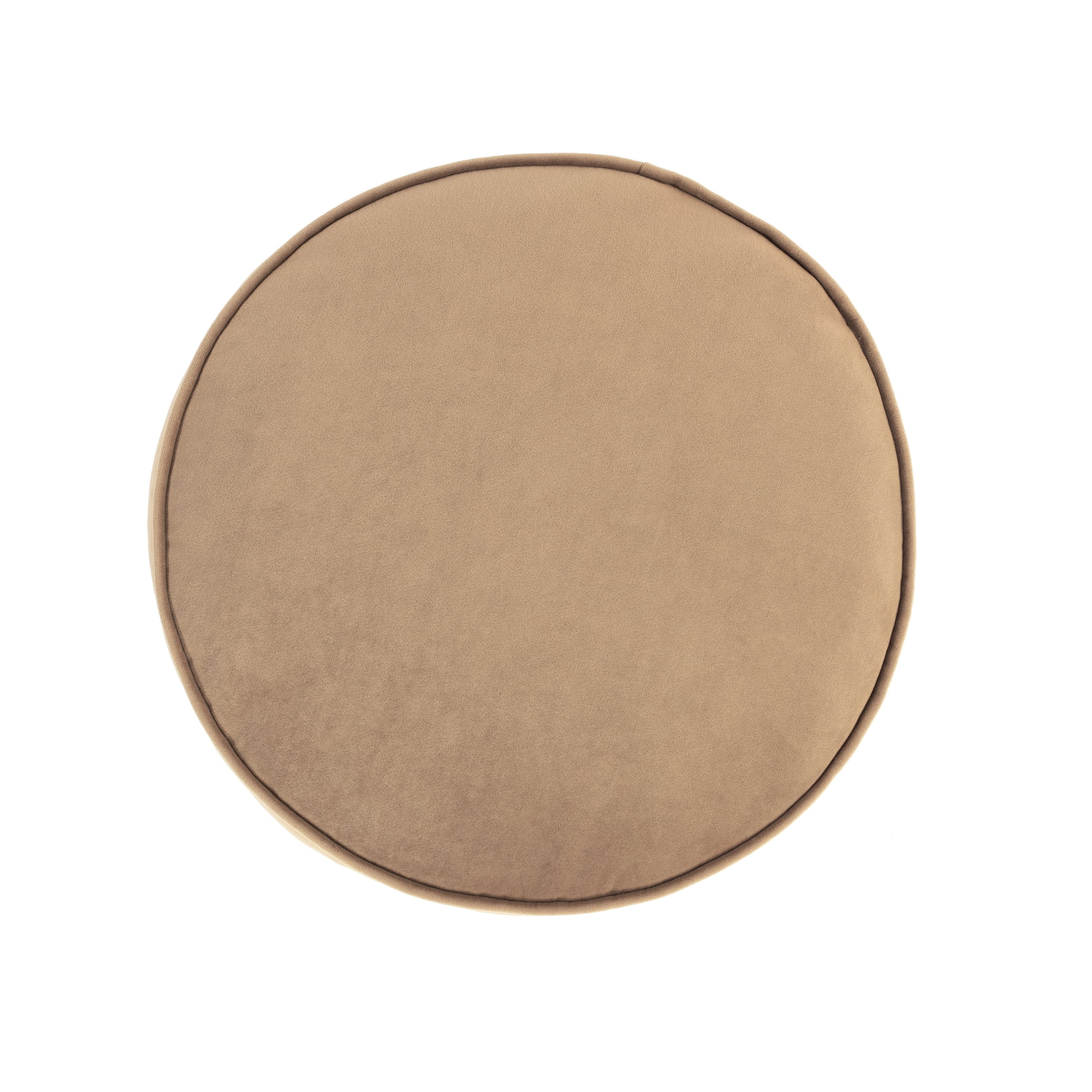 Mainstays Filmore Round Decorative Throw Pillow 16" x 16" Brown Bag, 1 Count, Adult & Teen | Walmart (US)