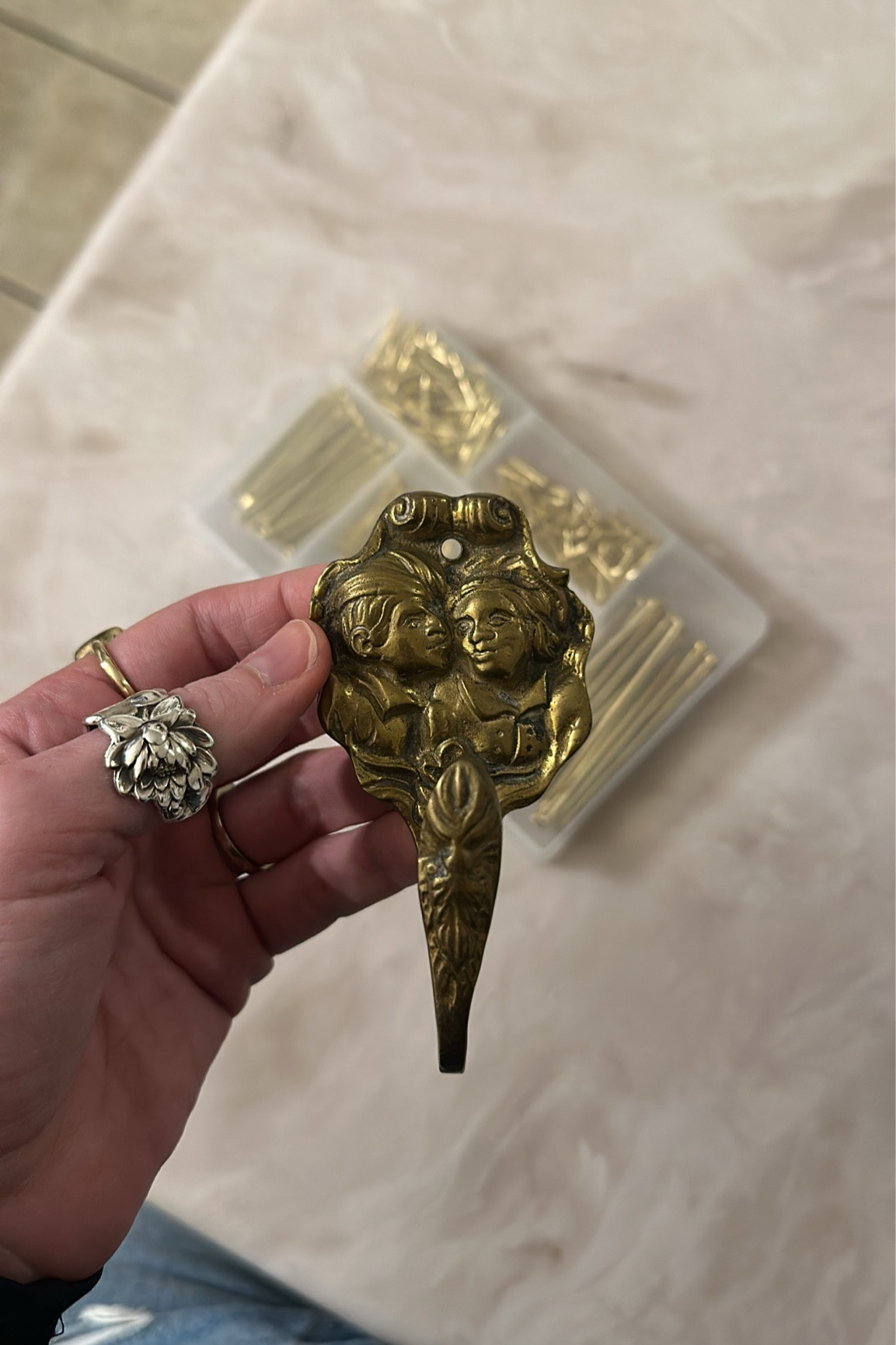 Brass plated nails 

#LTKfindsunder50 #LTKhome #LTKstyletip