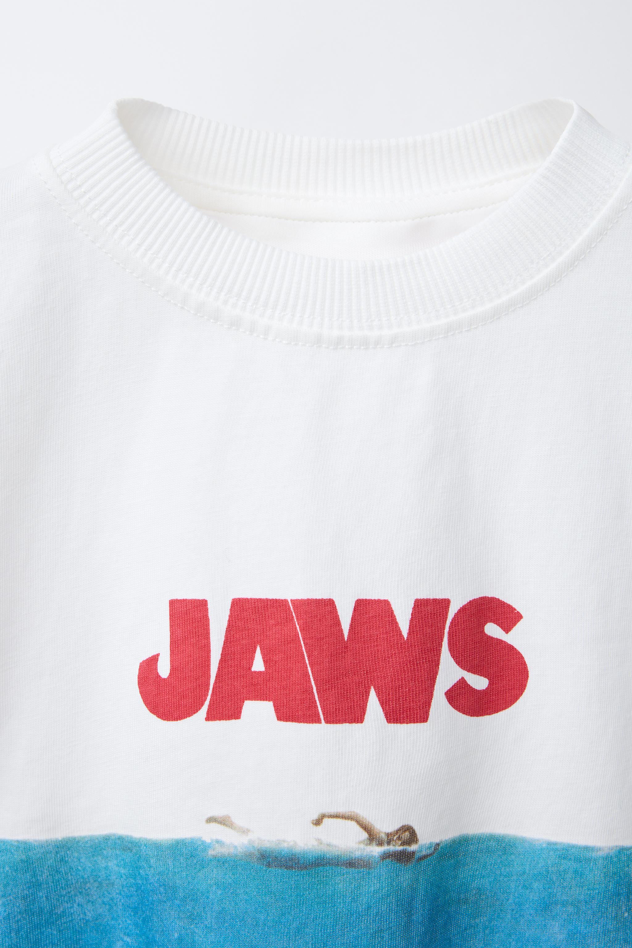 JAWS © 50TH ANNIVERSARY MOVIE T-SHIRT | Zara US