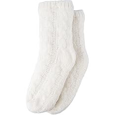 Gealaek Women Slipper Socks Winter Thick Fuzzy Warm Cozy Soft Sherpa Lined Socks Non Slip with Gr... | Amazon (US)