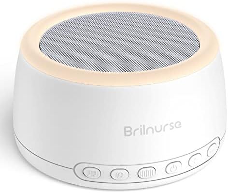 Brilnurse White Noise Machine, Sound Machine with Built-in Rechargeable Battery/32 Soothing Sound... | Amazon (CA)