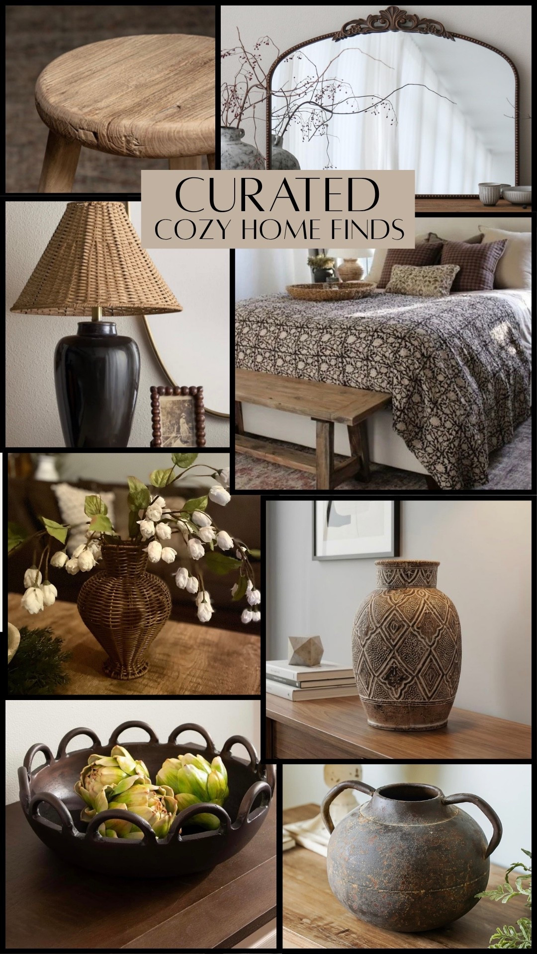 Curated home finds creating a cozy home all year long. Blends of browns, texture, and florals

#LTKHome #LTKSaleAlert