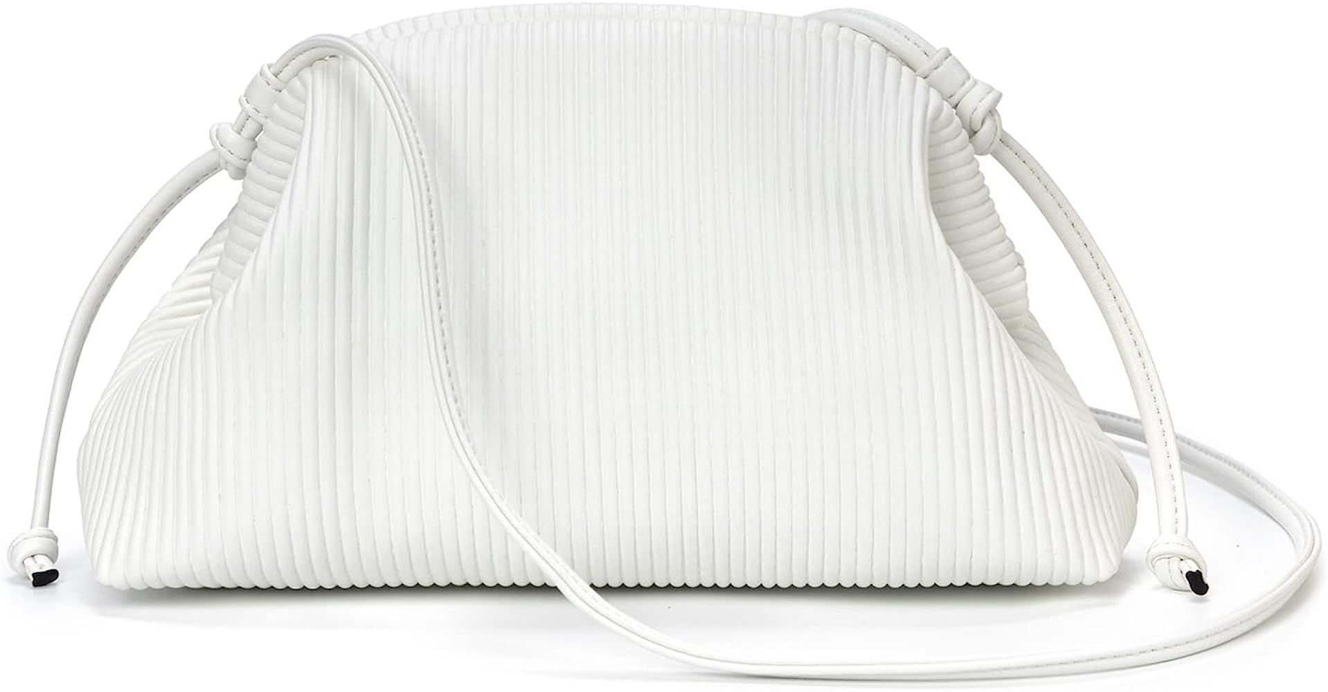 KingTo Clutch Crossbody Purse for Women Soft Cloud Bag Fashion Dumpling Shoulder Handbag Ruched Pouc | Amazon (US)