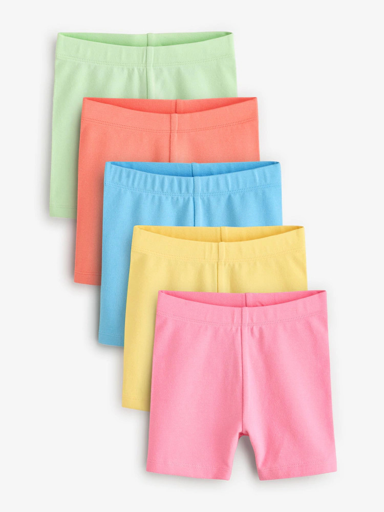 Multi Bright Cycle Shorts 5 Pack (3mths-7yrs) | Next US
