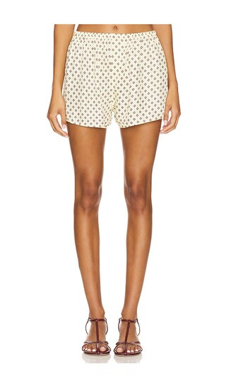 Paola Short in Pastel Yellow | Revolve Clothing (Global)