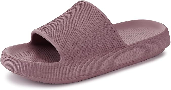 WHITIN Slippers for Women Non Slip | Cushioned Thick Sole Slides | Quick Drying Bathroom Sandals | Amazon (US)