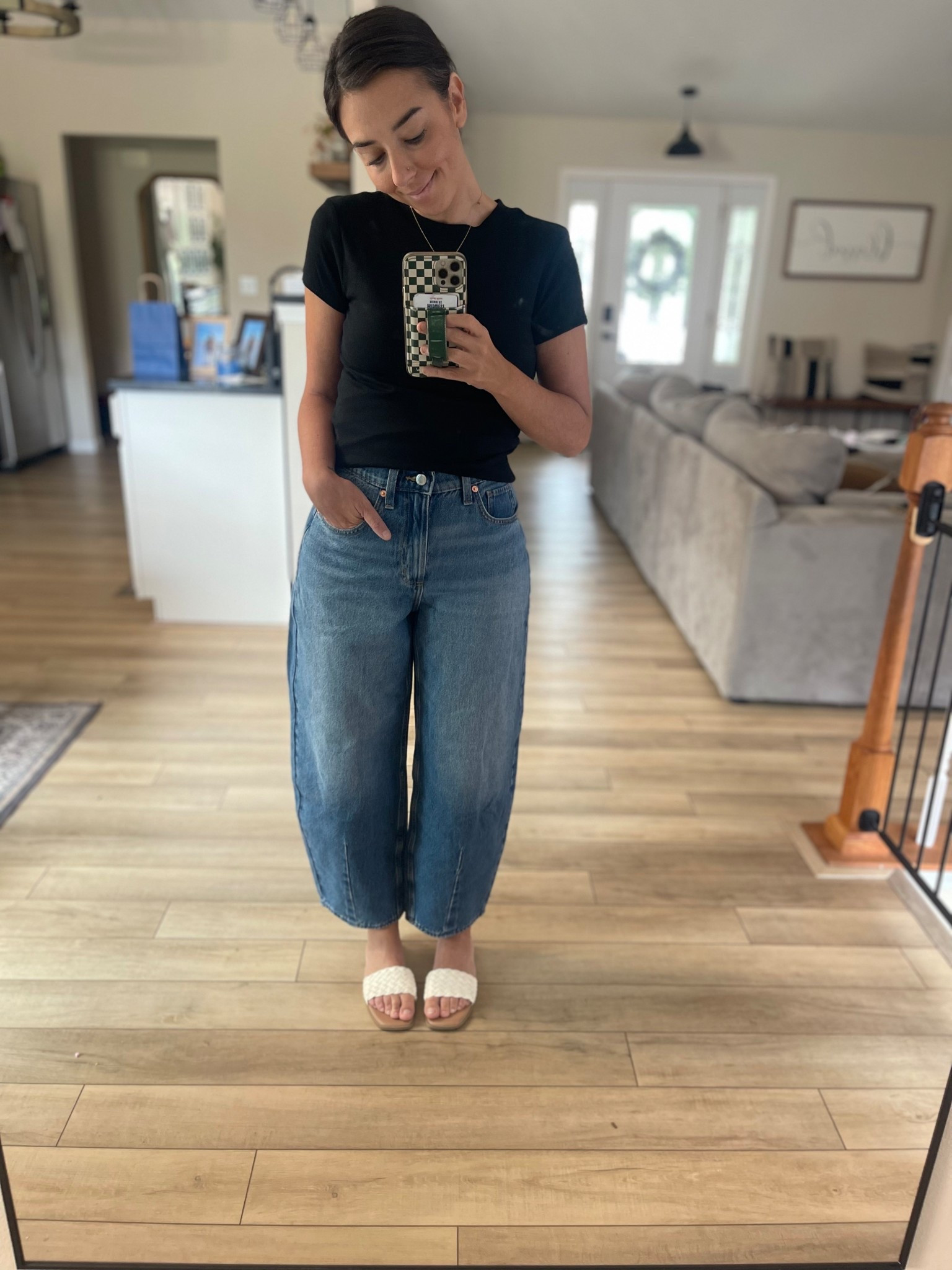 The perfect barrel Jean🫶🏻

If I haven’t put you onto barrel jeans yet let this be your sign. These are the softest most comfy pair I think I have found! 

@target 

#target #barreljean #darkwash #momstyle #momoutfitinspo #outfitinspo #ltktarget #targetstyle #ootd #ltkootd 

#LTKFindsUnder50 #LTKSeasonal #LTKStyleTip