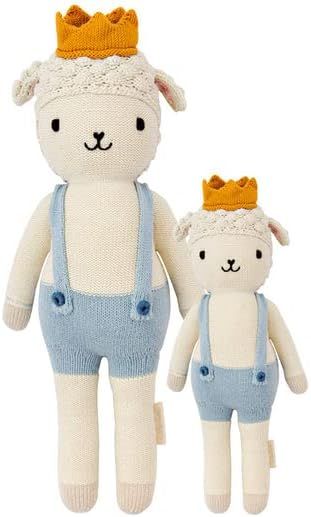 cuddle + kind Sebastian The Lamb Little 13" Hand-Knit Doll – 1 Doll = 10 Meals, Fair Trade, Hei... | Amazon (US)