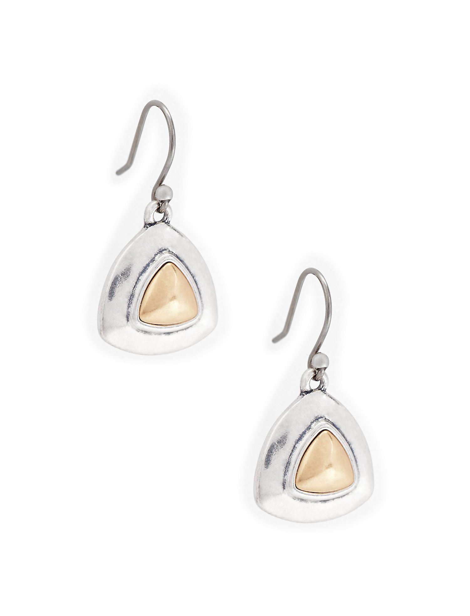 Two Tone Drop Earring | Lucky Brand | Lucky Brand