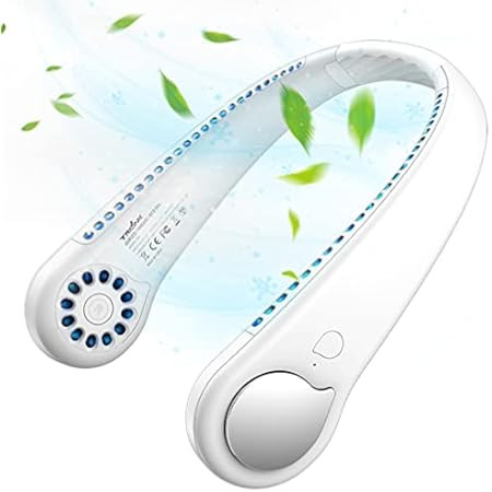 The Portable Neck Fan From Popular Earphone Design,The Leafless Neck Fan Perfect For Personal Fan... | Amazon (US)