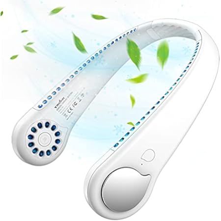 The Portable Neck Fan From Popular Earphone Design,The Leafless Neck Fan Perfect For Personal Fan... | Amazon (US)