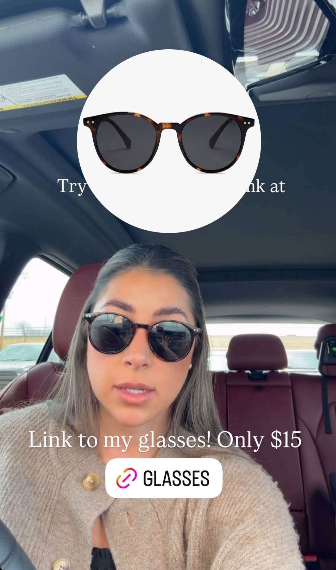 My $15 sunglasses from Amazon!

#LTKdayinmylife #LTKootd