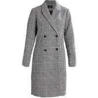 ONLY ONLLOUISIANNA CHECK COAT  Classic coat white/black | Zalando UK