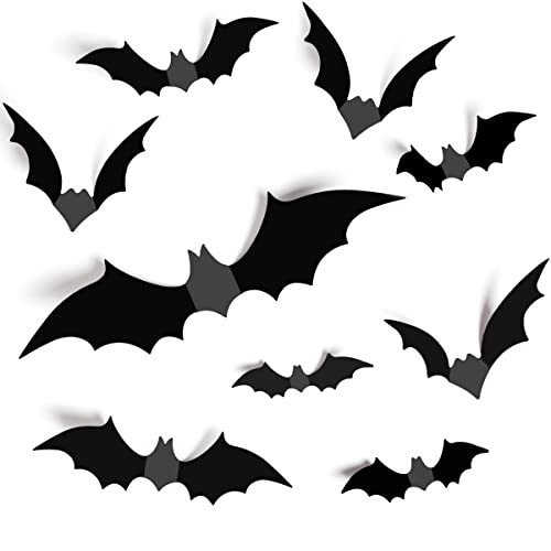 Halloween Decorations Bats Wall Decor Halloween Party Decorations Indoor Outdoor Halloween Decor ... | Amazon (US)