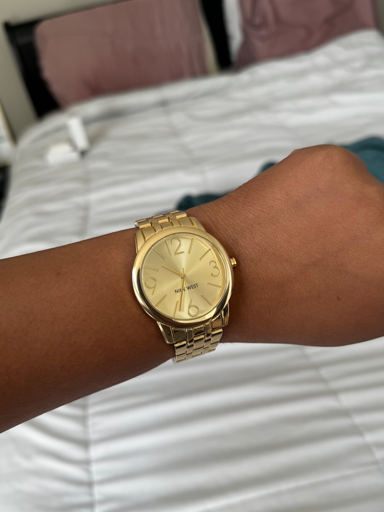 Needed a watch to wear in place of my Apple Watch. Matches perfectly with my other gold jewelry. I got this one on sale for $18.

#LTKSaleAlert #LTKootd