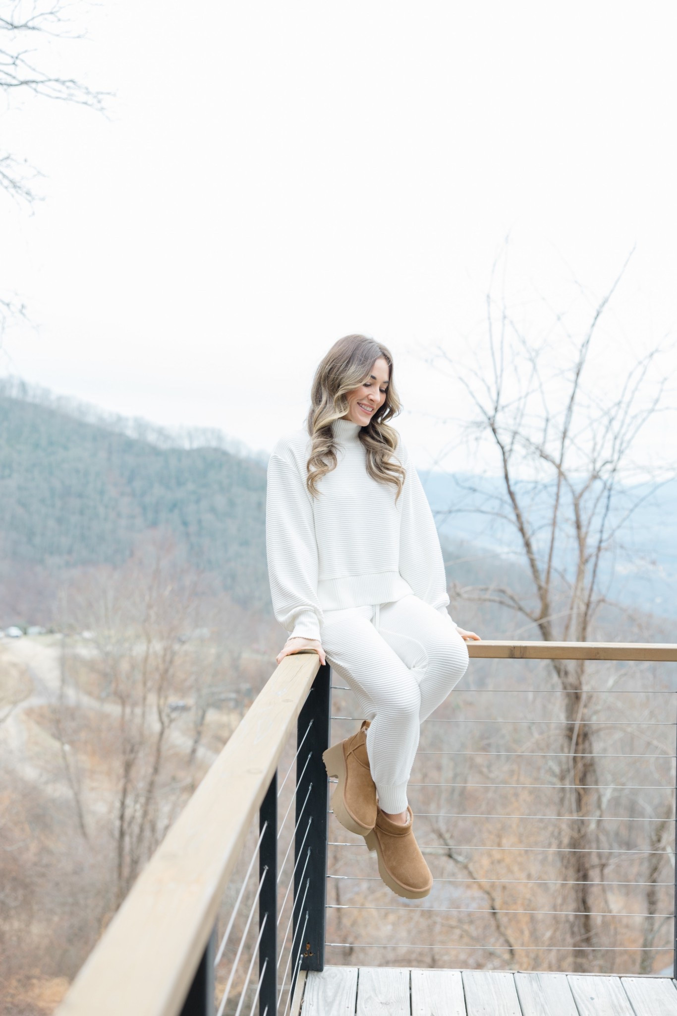 Love this luxe but soft set! So dreamy in ivory. Size XS in both. 

#LTKSeasonal #LTKPetite #LTKOver40