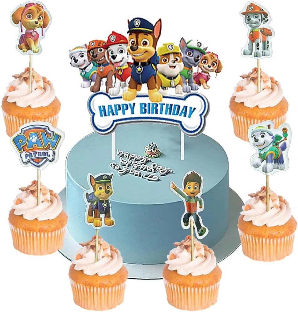 25PCS Children Cake Toppers Cupcake Toppers Cake Decorations,Children Birthday Party Supplies Dec... | Amazon (US)