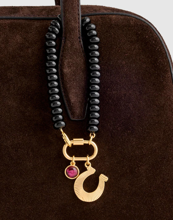 Beaded Horseshoe Bag Charm | Madewell