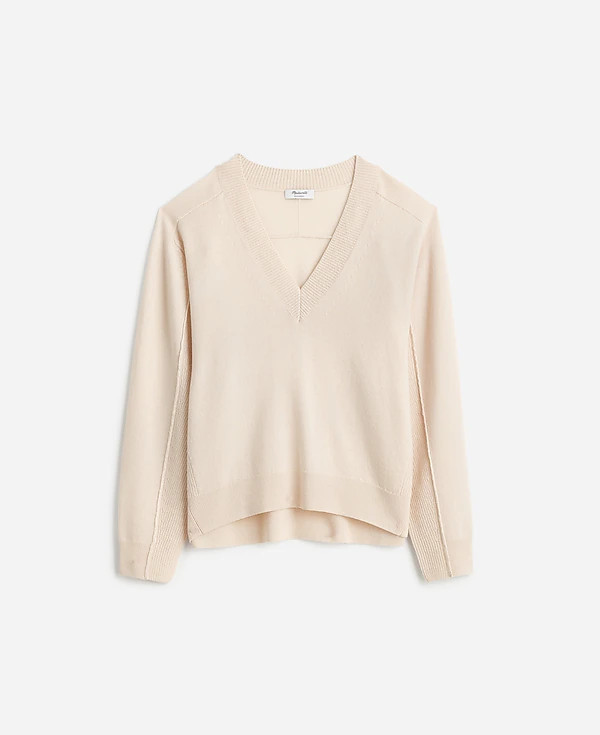 Cashmere V-Neck Sweater | Madewell | Madewell