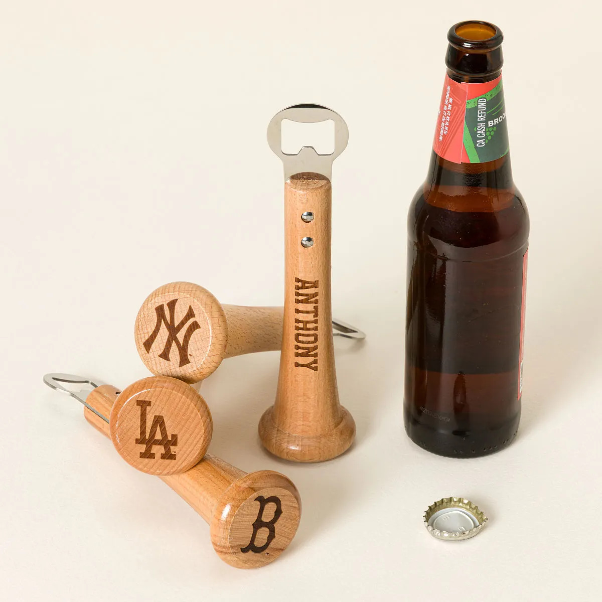 MLB Baseball Bat Bottle Opener | UncommonGoods