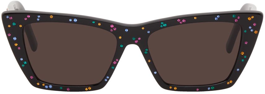 Black SL 276 Sunglasses | SSENSE