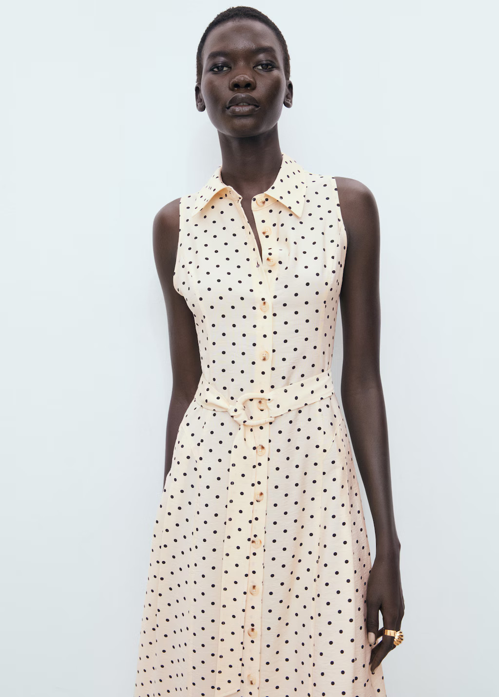 Polka dot shirt dress - Women | MANGO USA | Mango (US/MX/AU)