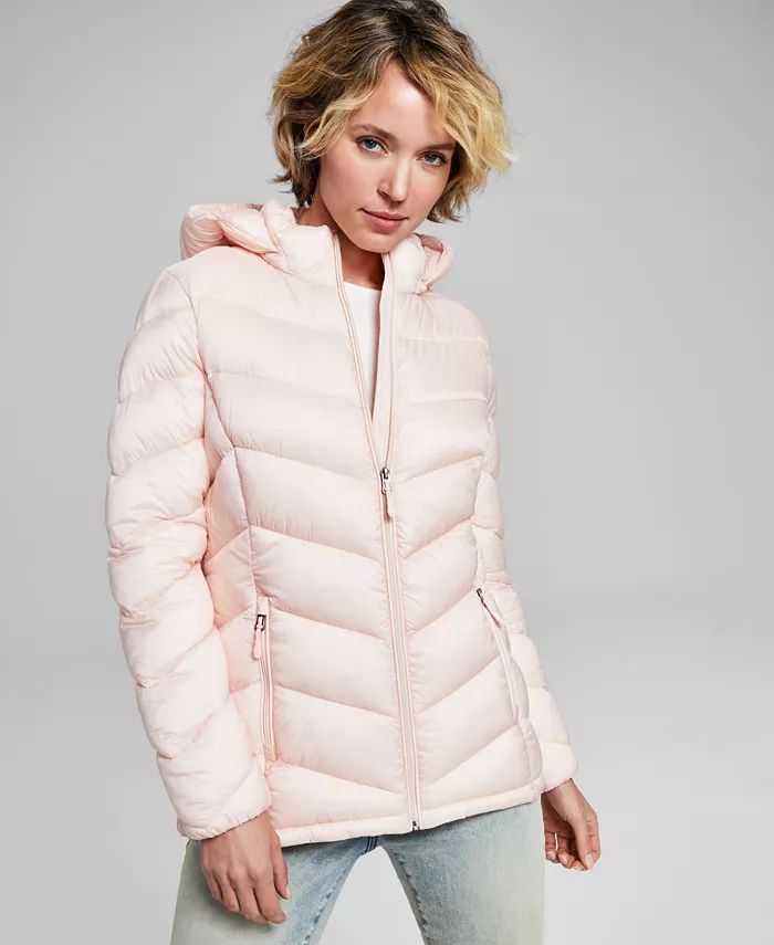 Women's Packable Hooded Puffer Coat, Created for Macy's | Macy's