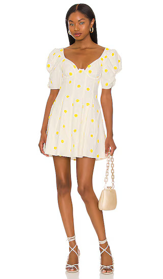 Claude Mini Dress in White | Revolve Clothing (Global)
