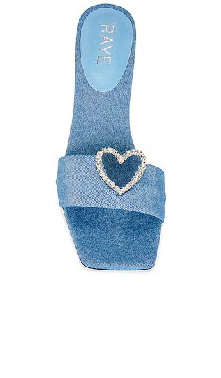 Hearts Heel in Blue | Revolve Clothing (Global)