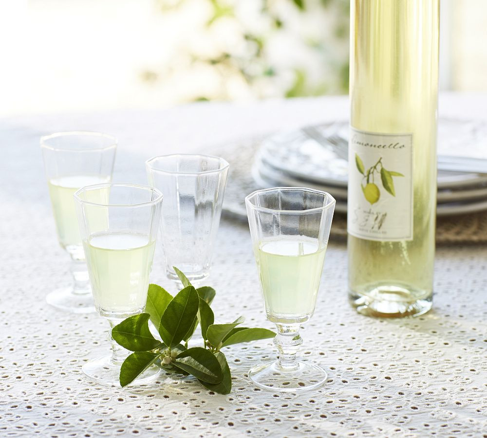 Monique Lhuillier Viola Limoncello Glasses - Set of 4 | Pottery Barn (US)