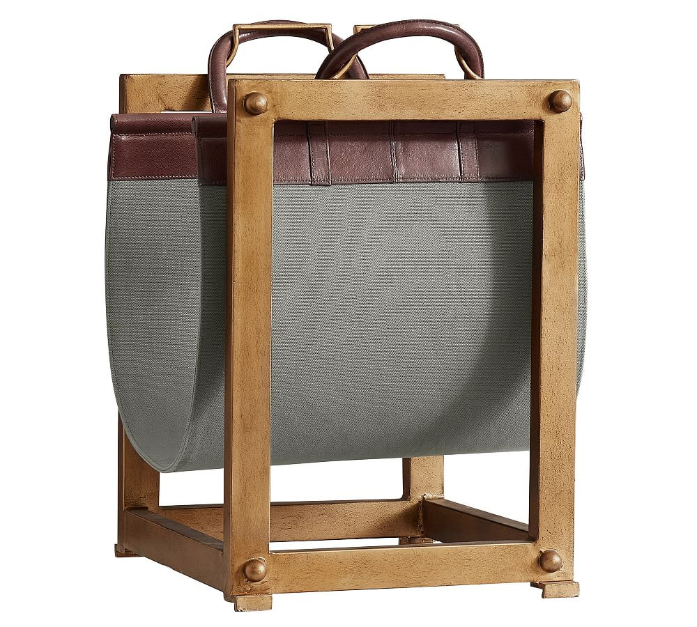 Industrial Fireplace Log Holder | Pottery Barn (US)